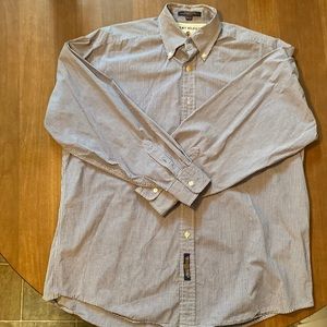 Vintage 90’s Tommy Hilfiger Blue Checkered Dress Shirt. Excellent Condition.